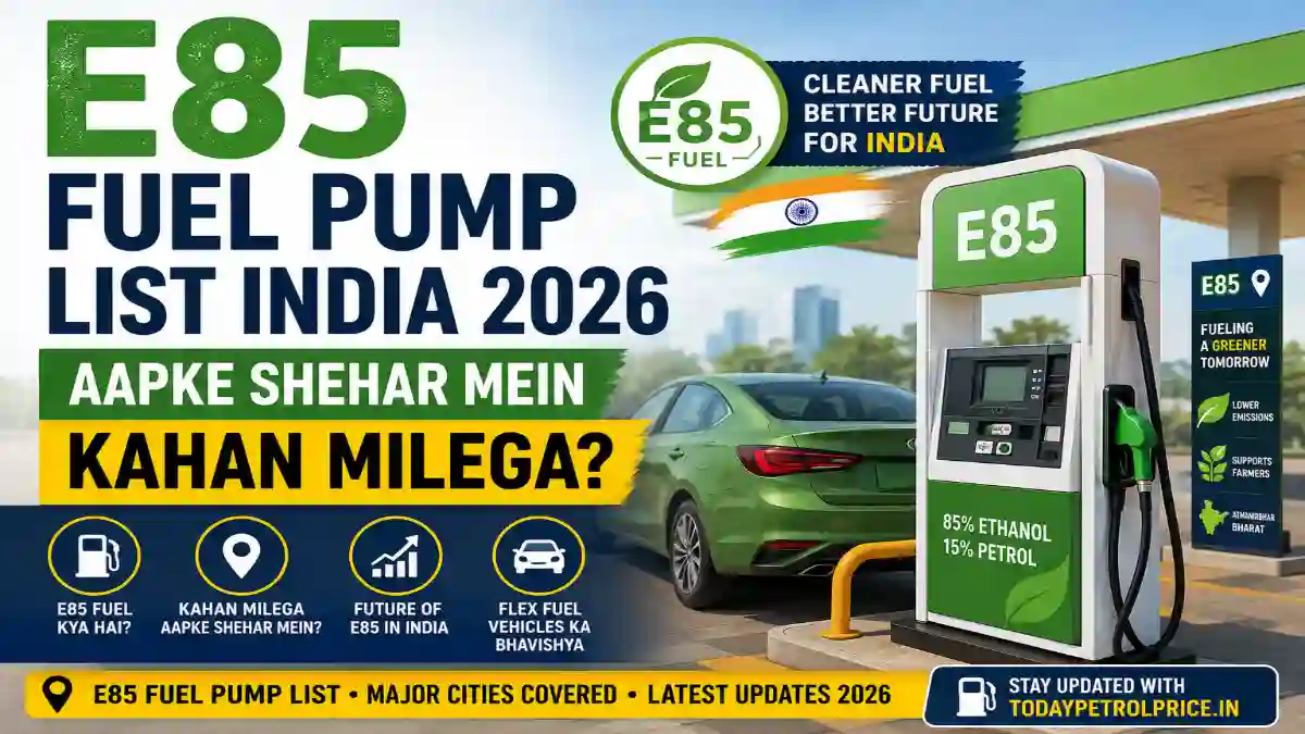 E85 Fuel Pump List India 2026: Aapke Shehar Mein Kahan Milega?