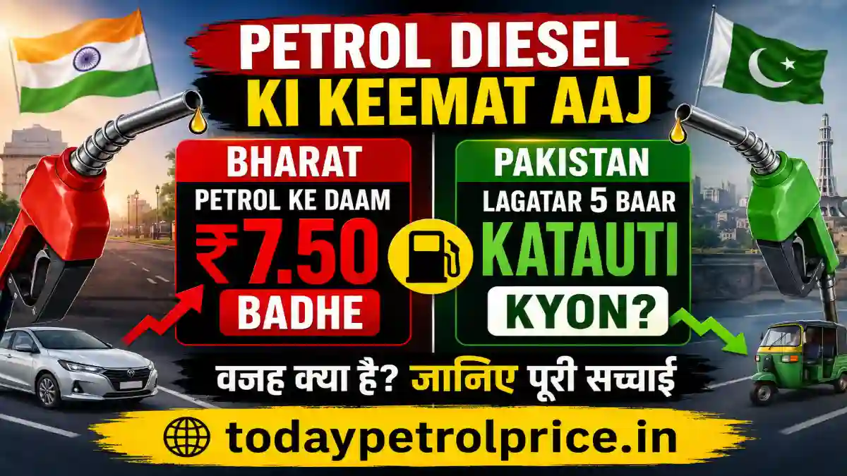 Petrol Diesel Ki Keemat Aaj: Bharat Mein Petrol Mehenga, Pakistan Mein 5vi Baar Katauti, Aakhir Kyon?