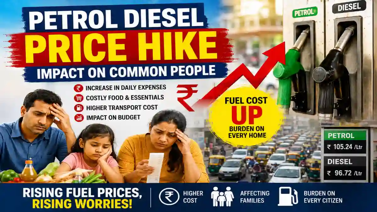 Petrol & Diesel Price Hike May 2026: Impact on Common Man in India