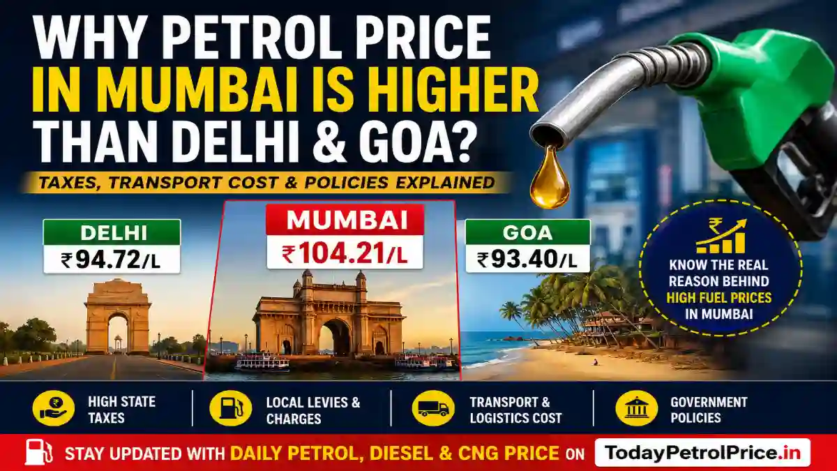 Why Petrol Price in Mumbai is Higher Than Delhi and Goa Explained